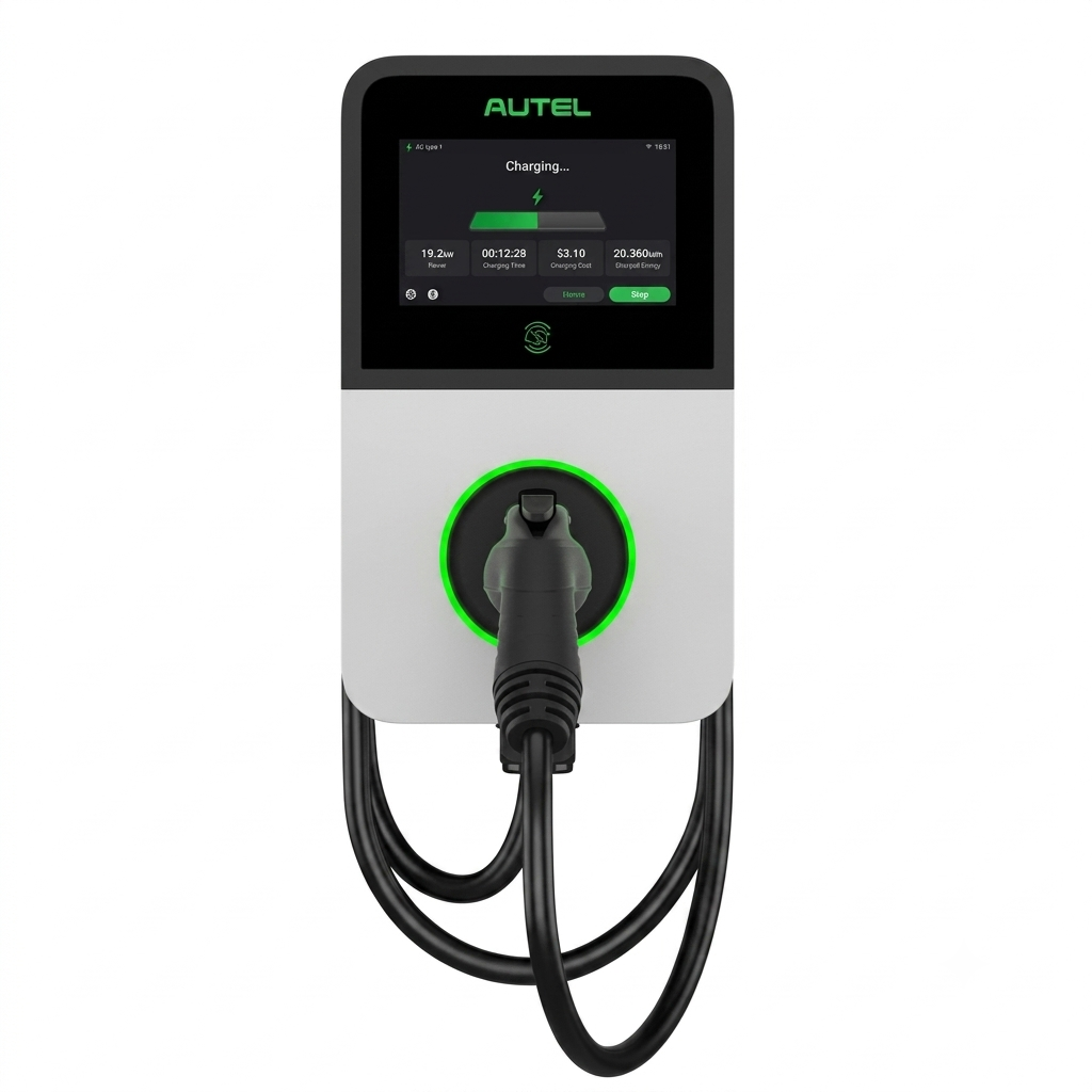 Autel MaxiCharger Pro 80AC, J1772 (25ft) with Display