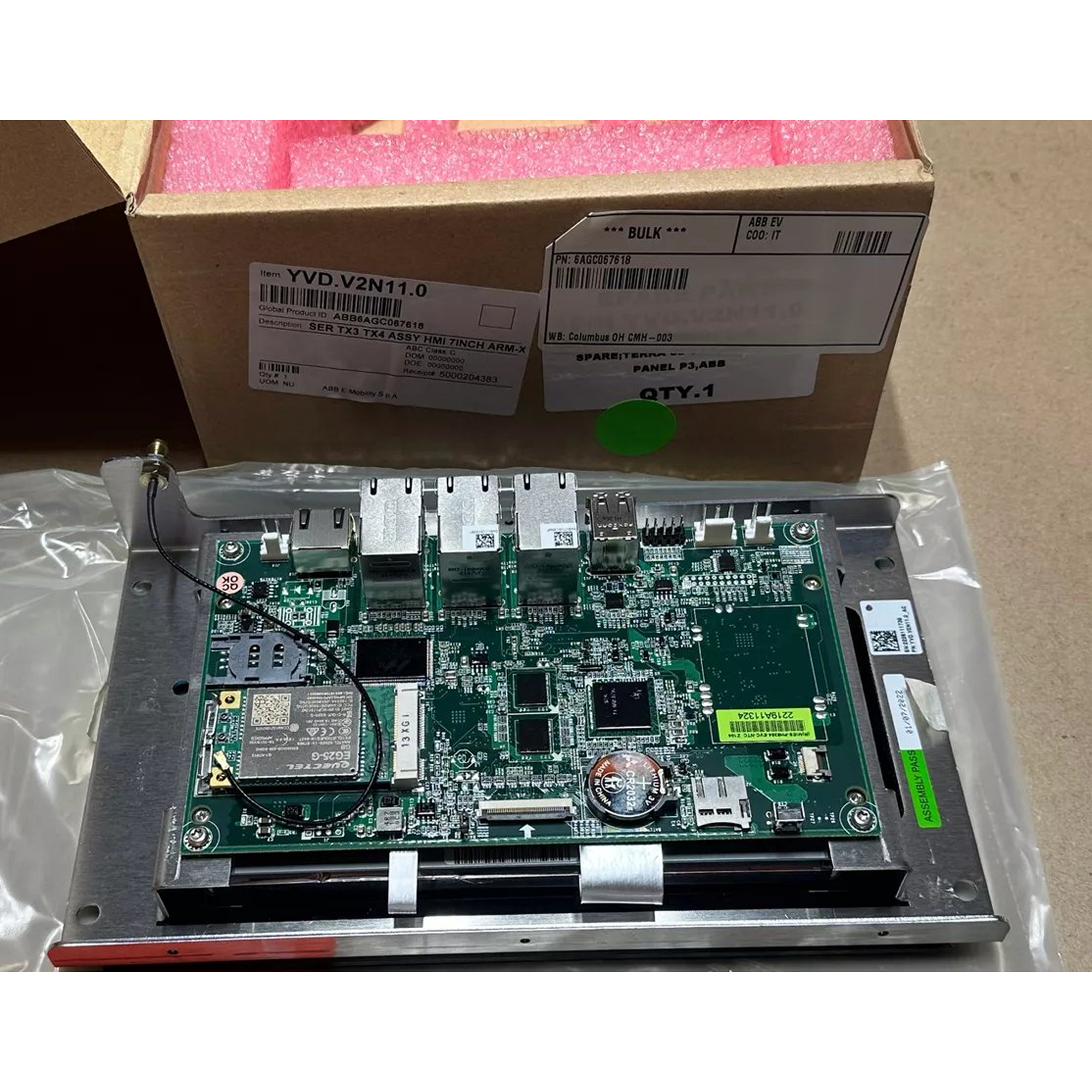 SER TX3 TX4 ASSY HMI 7INCH ARM-XL WITH SW for T-53 and T-54