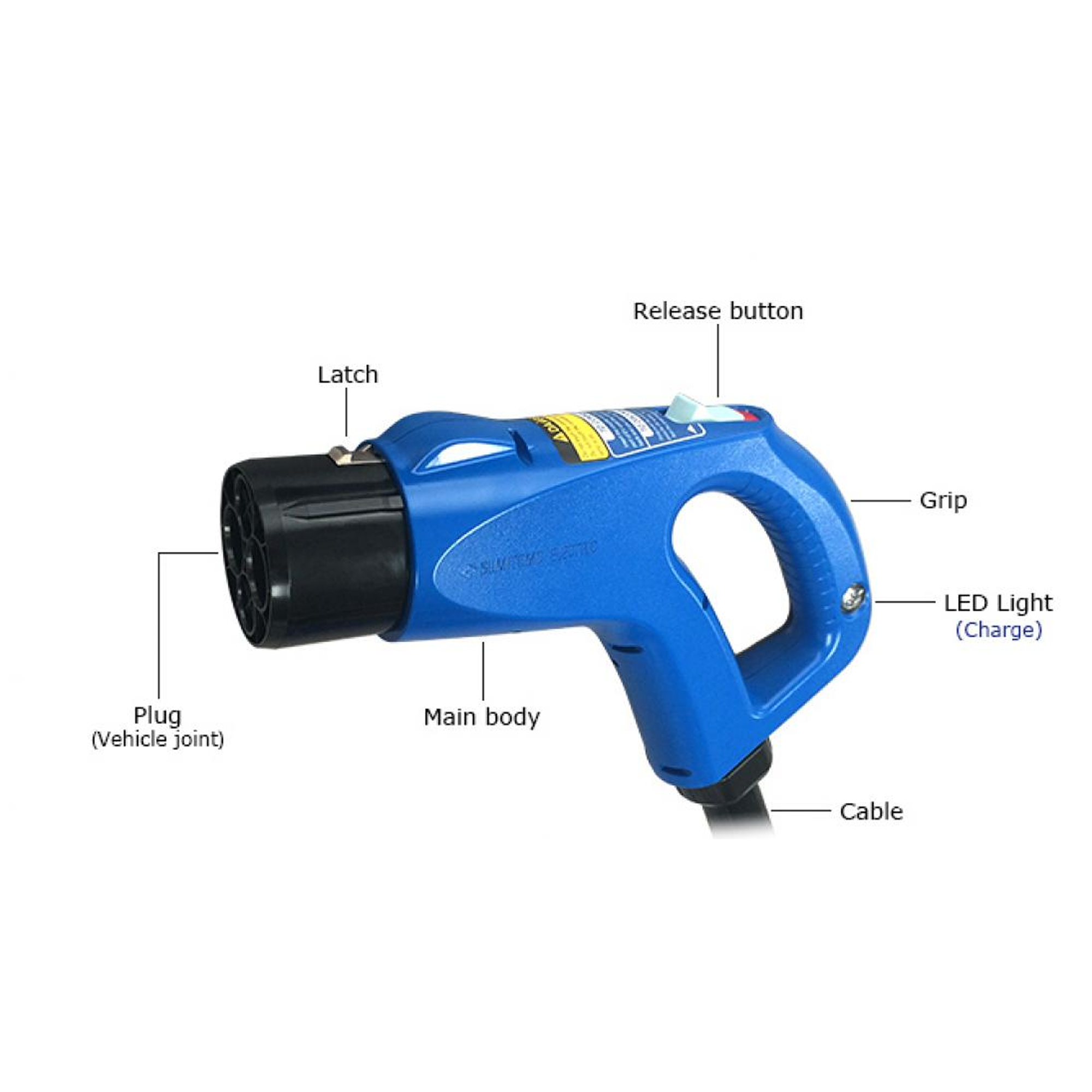 Sumitomo CHAdeMO 80A - 23ft (ABB)