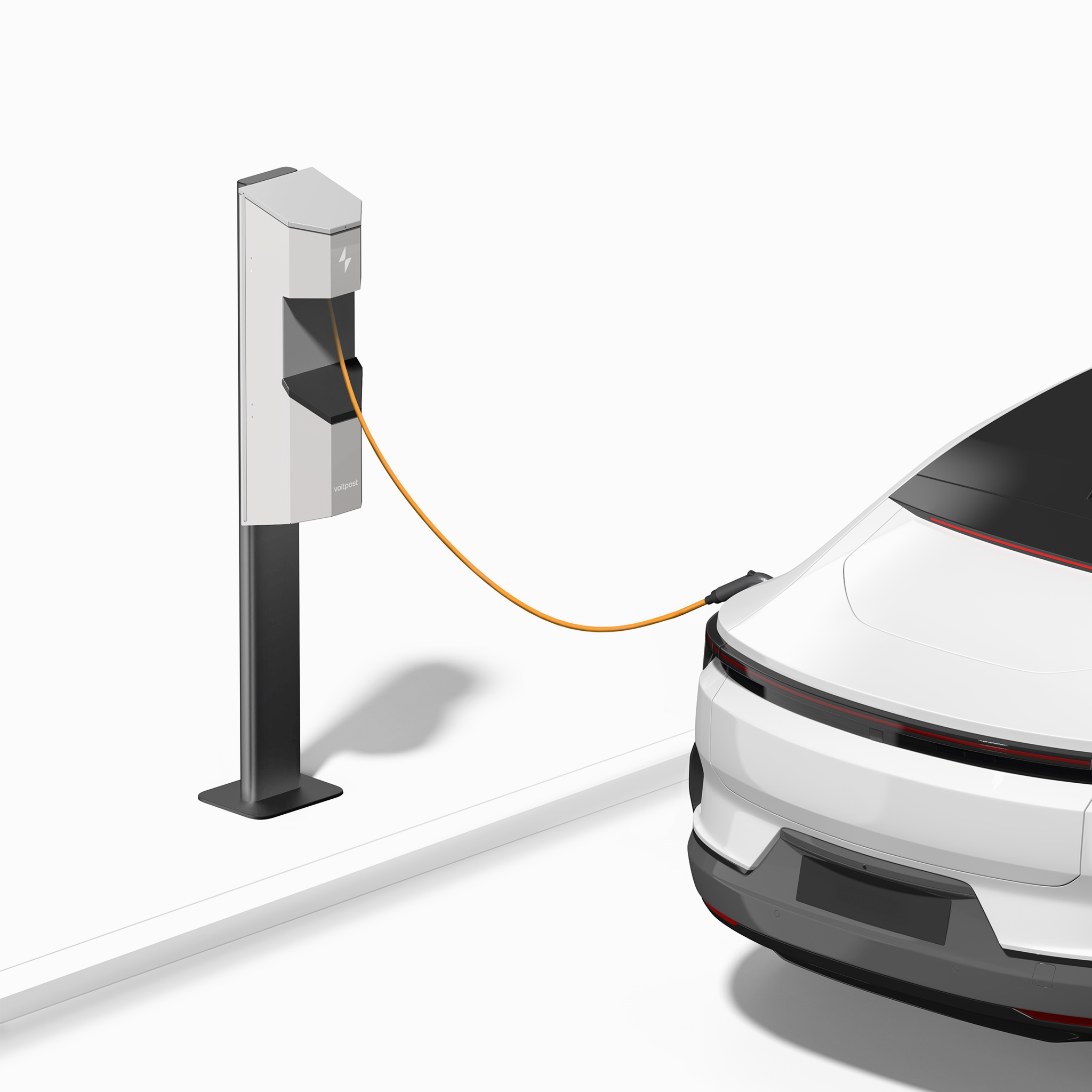 Voltpost Air Surface Mount Level 2 Dual-Port EV Charger