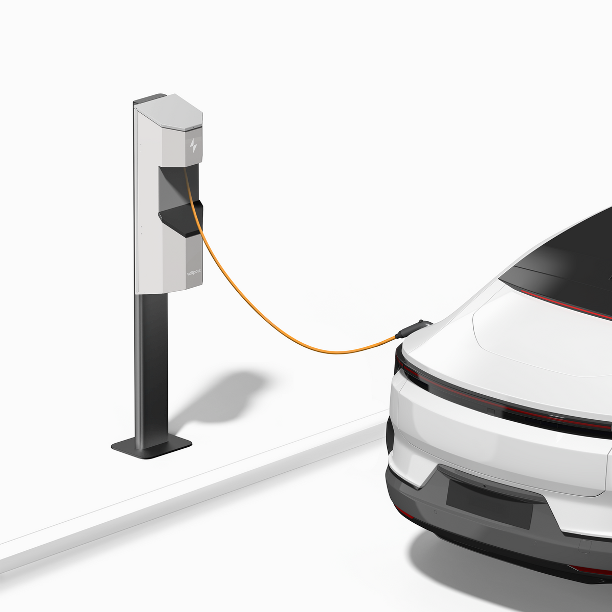 Voltpost Air Surface Mount Level 2 Single-Port EV Charger